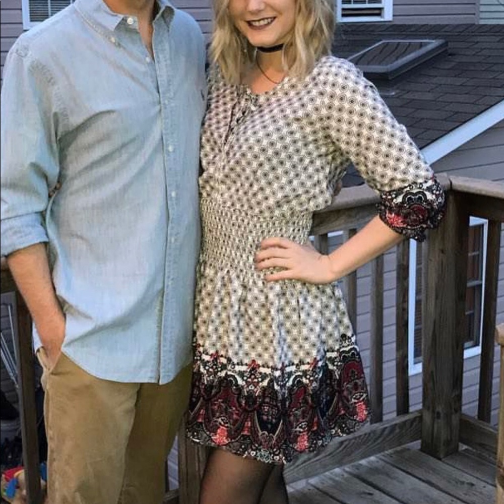 Patterned dress!